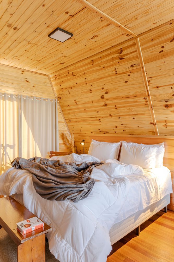 巴西 Pinto Bandeira 自然景观中的 La Pinta Chalets-28