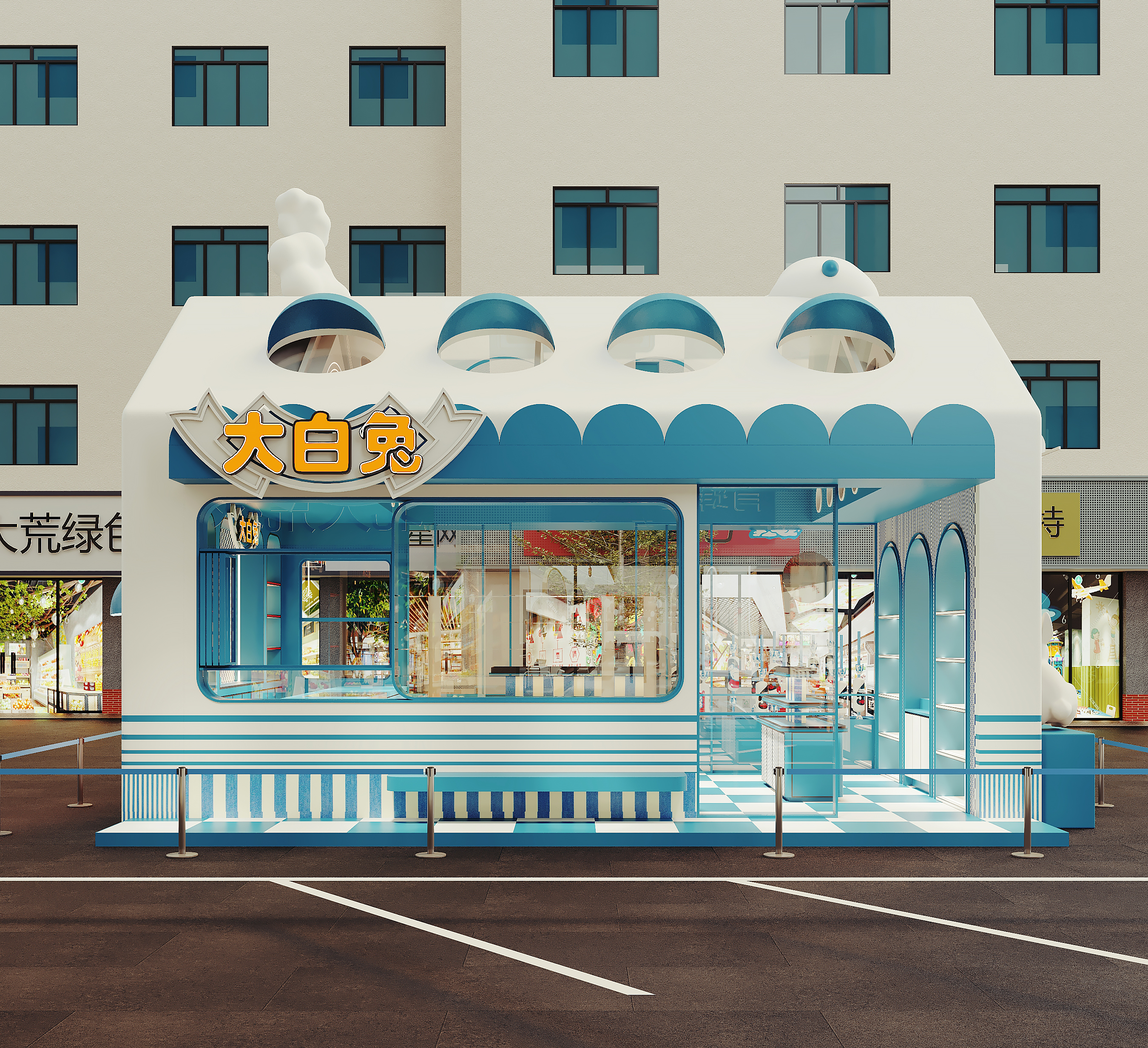 大白兔奶糖快闪店设计-2