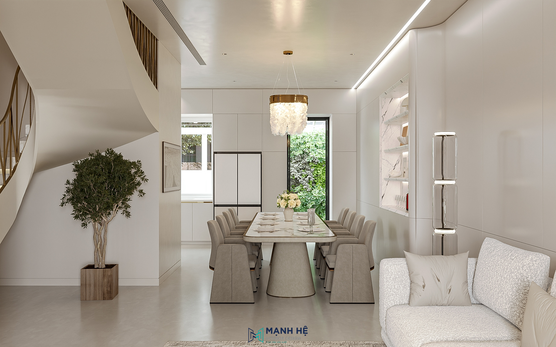 Amelia Villa相邻排屋室内设计丨越南-8