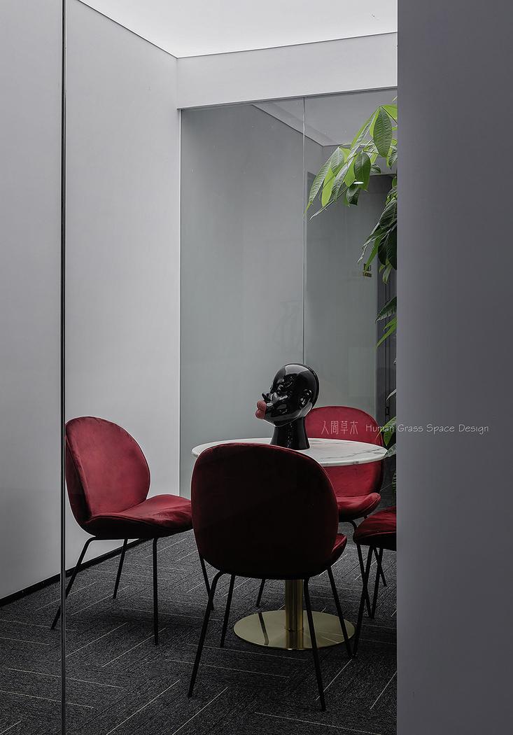 科技雅韵·简约办公空间设计-6