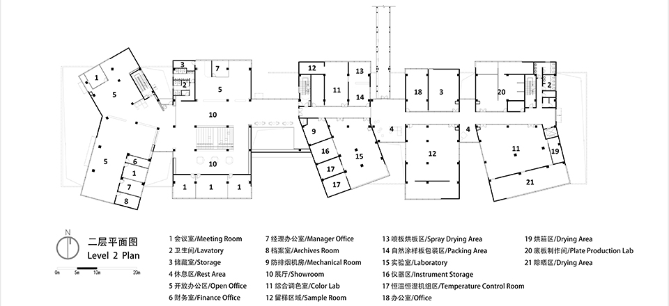 嘉宝莉涂料产业园丨中国安徽丨空格建筑-79