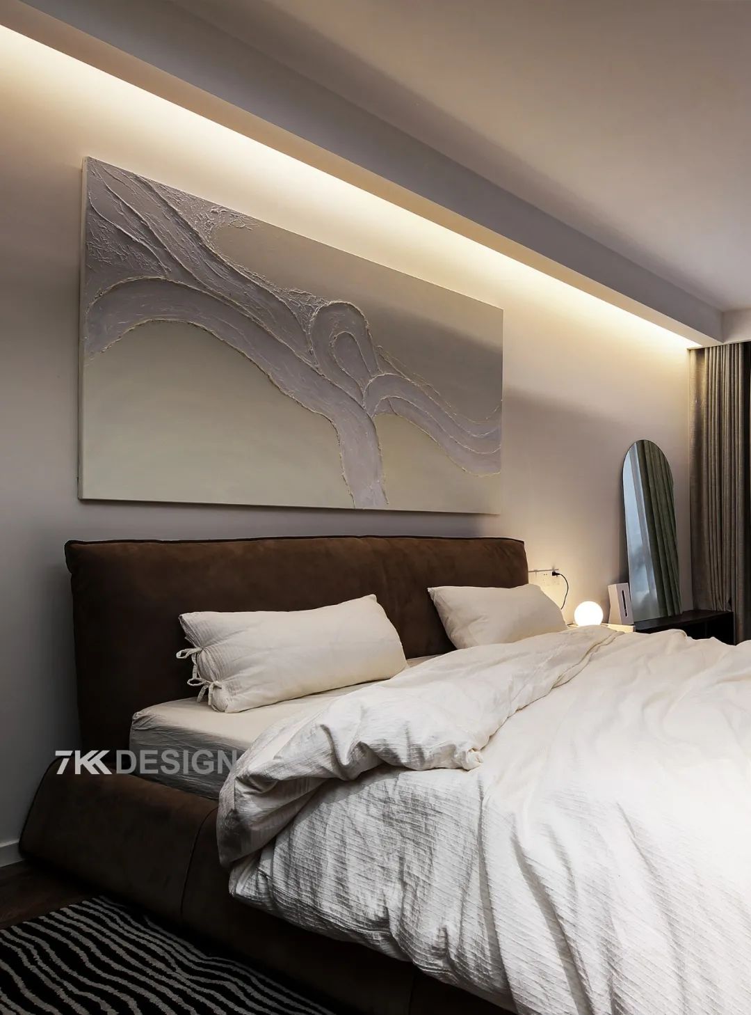 上海 145㎡美式双入户无主灯设计宅丨中国上海丨7KK DESIGN-46