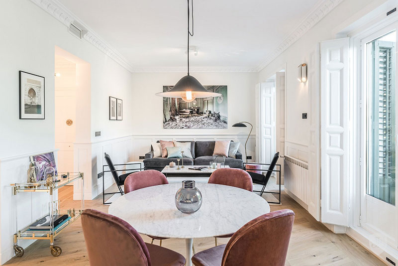 Madrid 经典建筑中的北欧魅力公寓-7