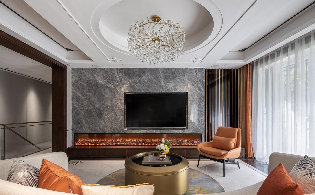 现代中式别墅设计丨伟壮设计-7