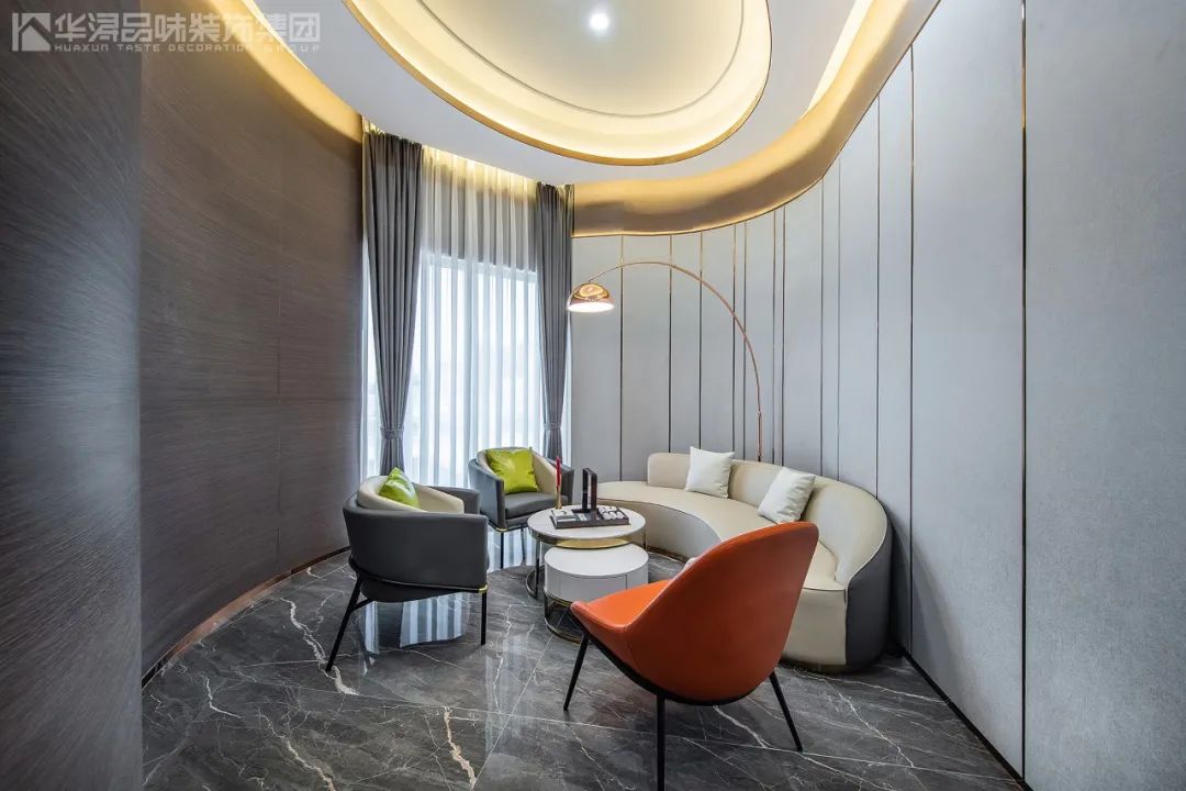 华浔品味装饰打造的新中式售楼部 | 海润棠颂,诗意江南境-48