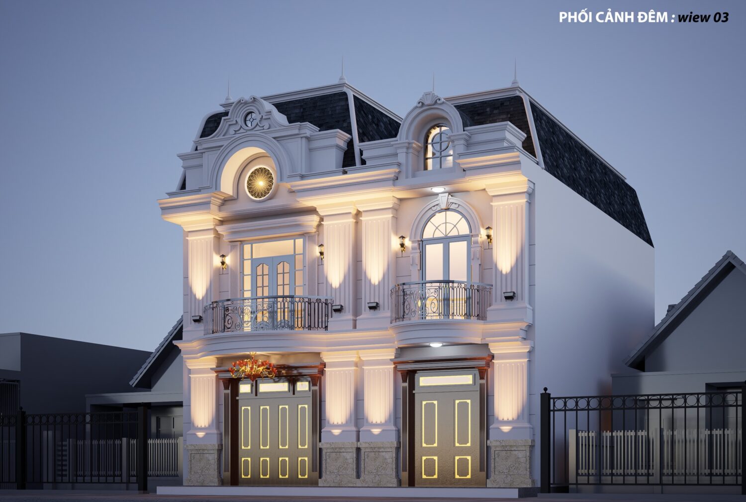 免费Sketchup别墅外观模型丨Linh Phan-3