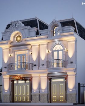 免费Sketchup别墅外观模型丨Linh Phan