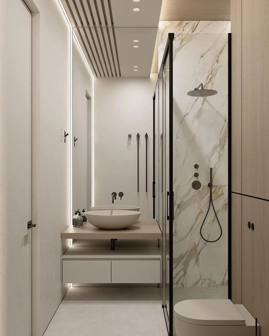 奶油色调的现代空间设计丨俄罗斯圣彼得堡丨DE&DE Studio-36