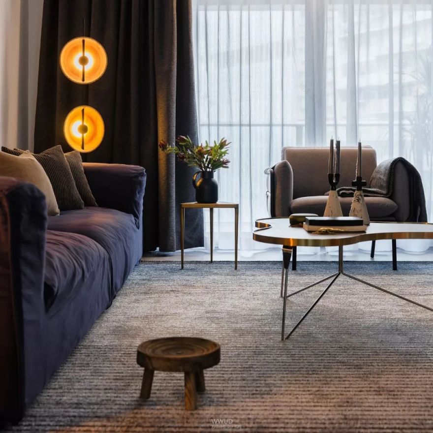 武汉世纪江尚私人住宅 | 原木风打造都市中的静谧绿洲-12