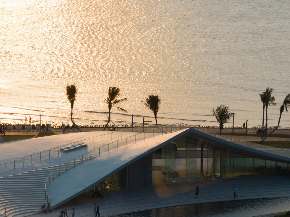 海口“天空之山”滨海驿站——浪漫海景与大地艺术完美融合-45