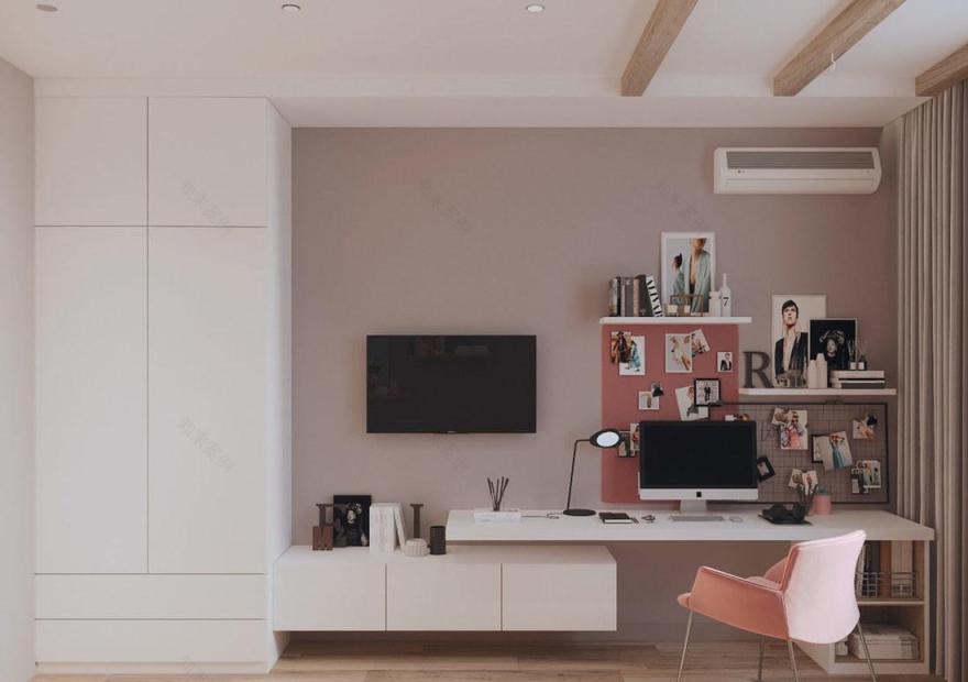 蓝色与金属元素打造的现代家居设计-39