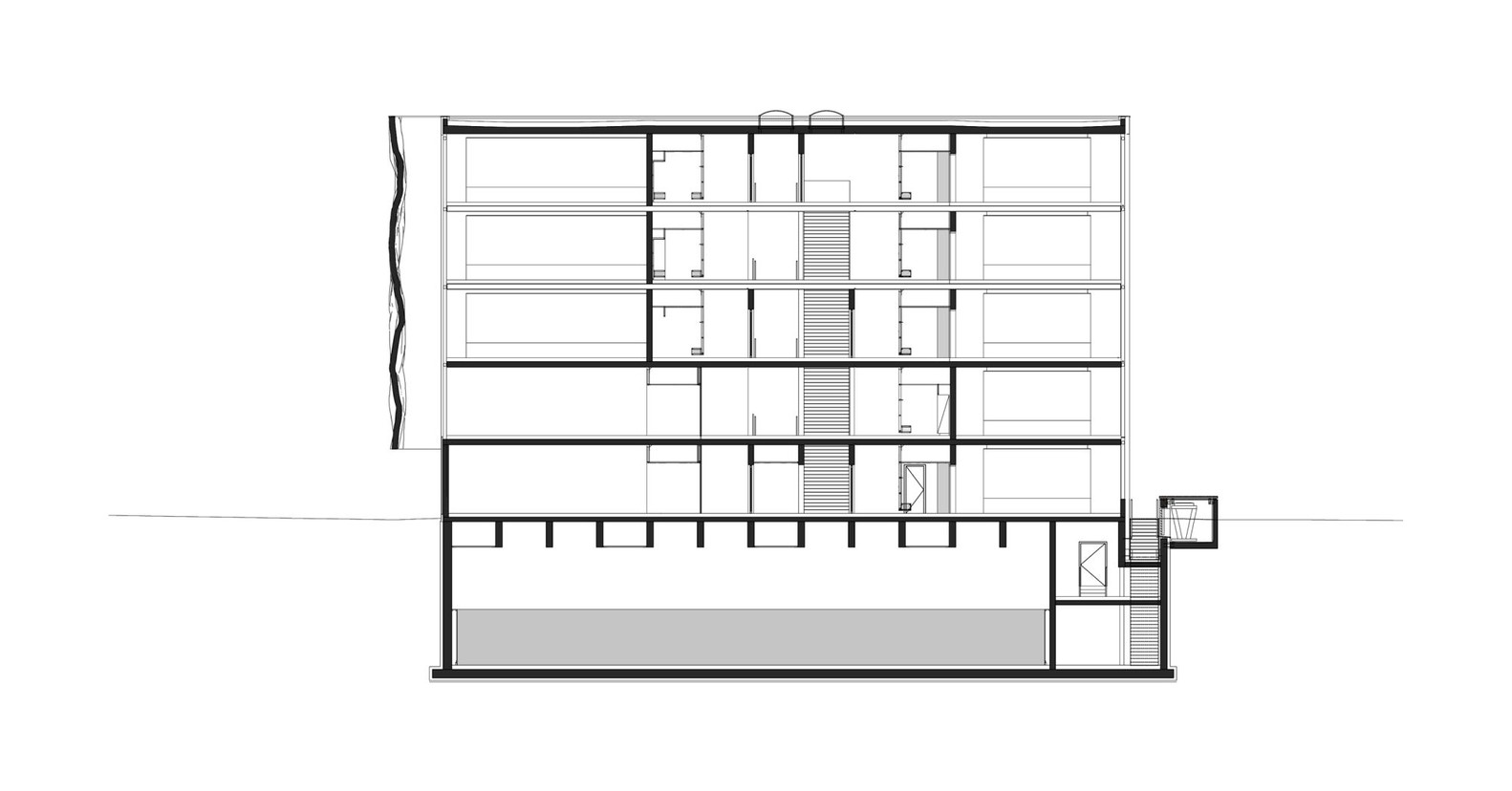 奥地利库夫施泰因小镇上的高中学校丨WIESFLECKER ARCHITECTURE-30