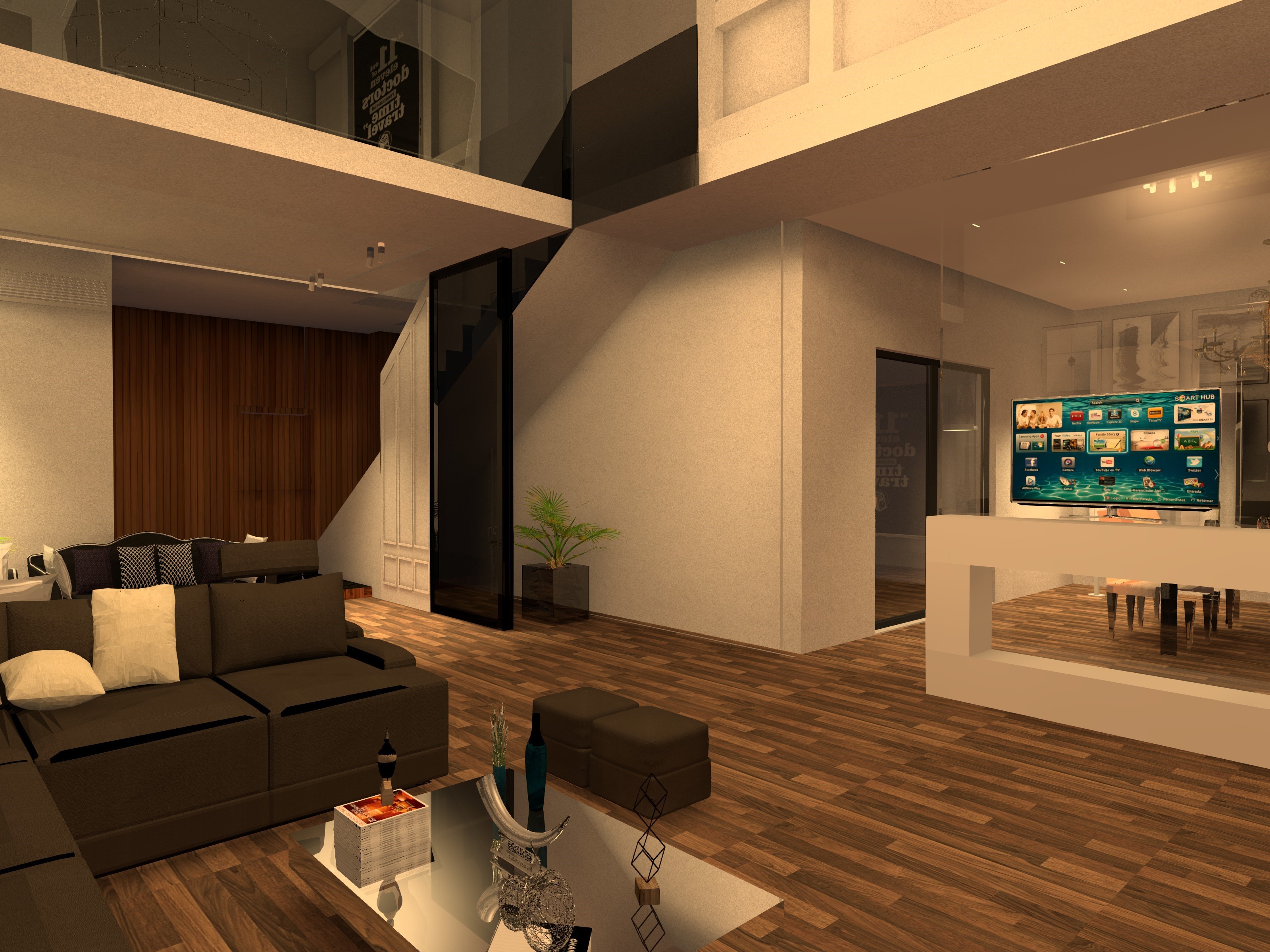 Private Villa Interior lighting design-22