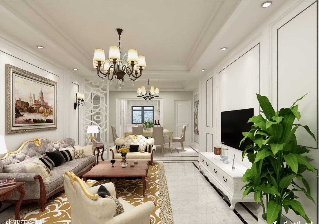 
罗曼印象（简欧四居室） -4