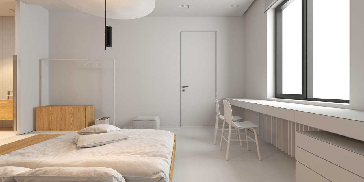 高级黑+橘色室内设计-23