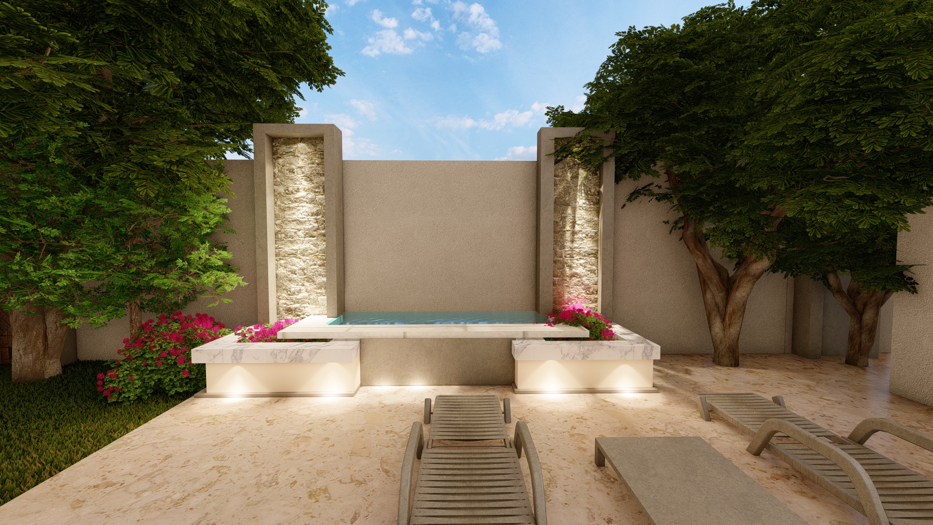 villa landscape in kingmarriout-4