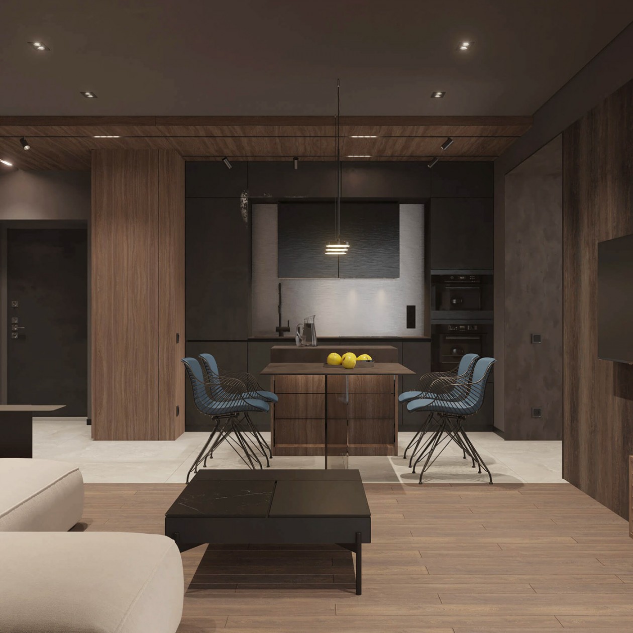 60㎡小空间设计 当代生活的优雅美学-3