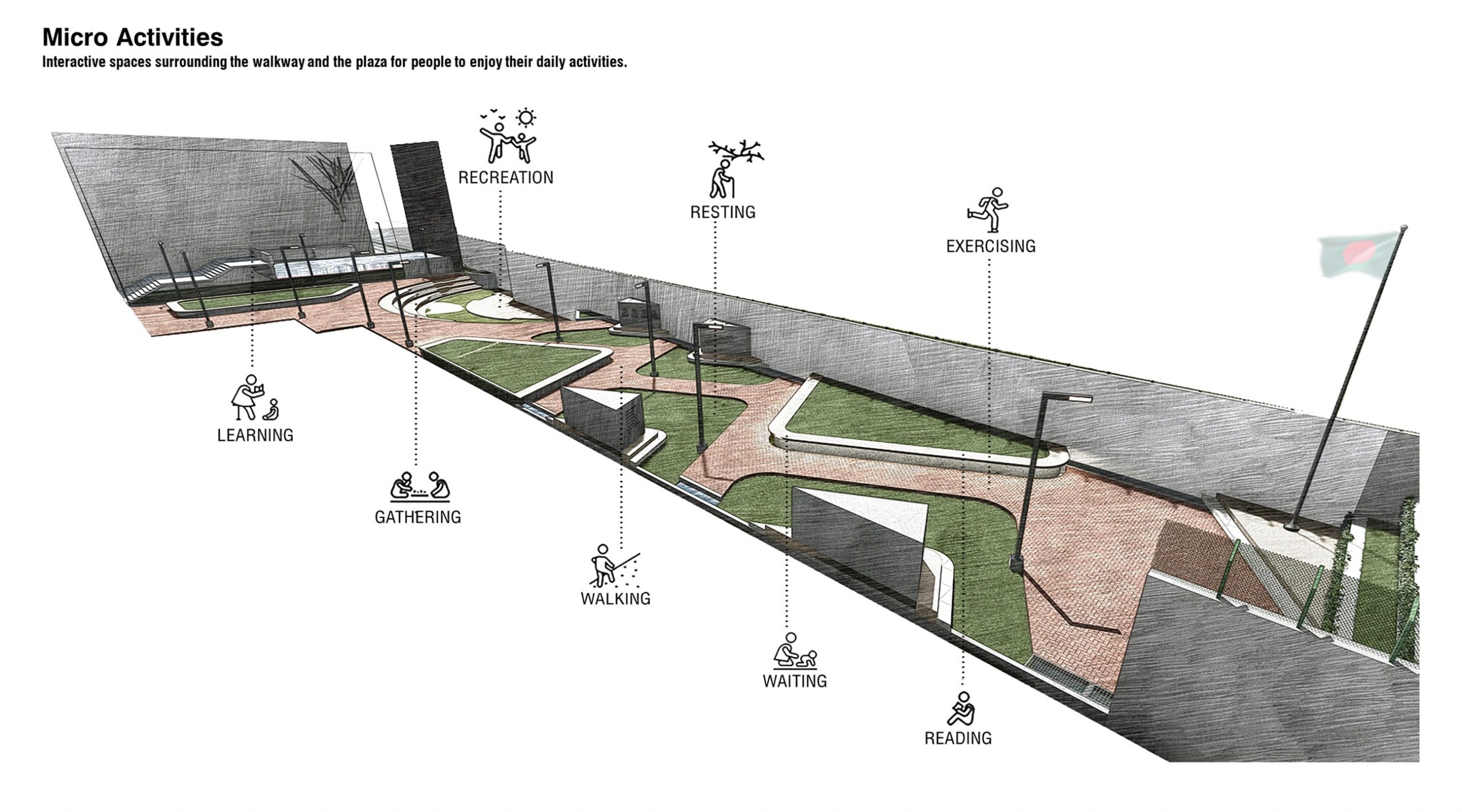 孟加拉国烈士纪念空间设计丨Vector Plinth-54