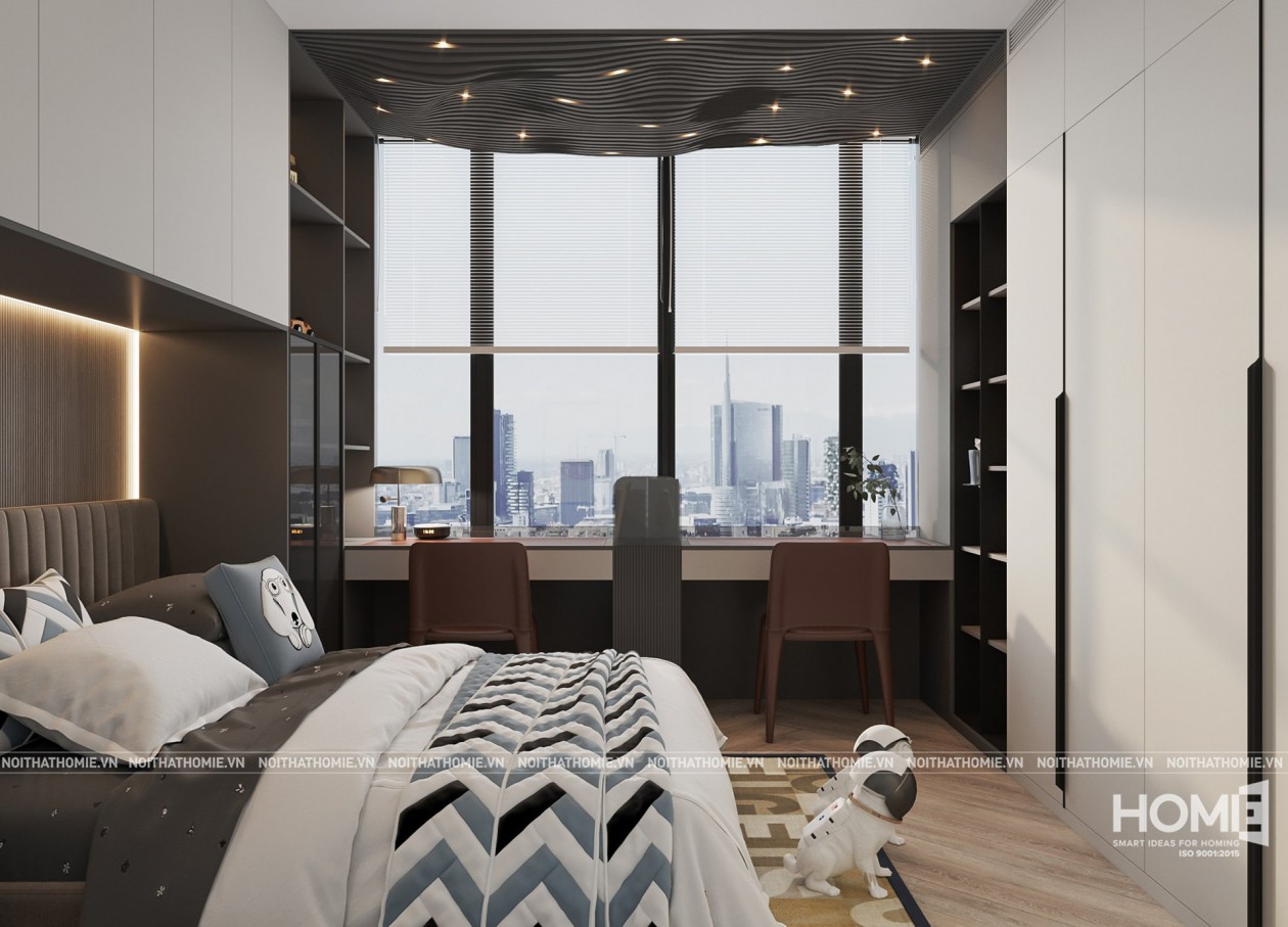 现代暖色系空间设计-16