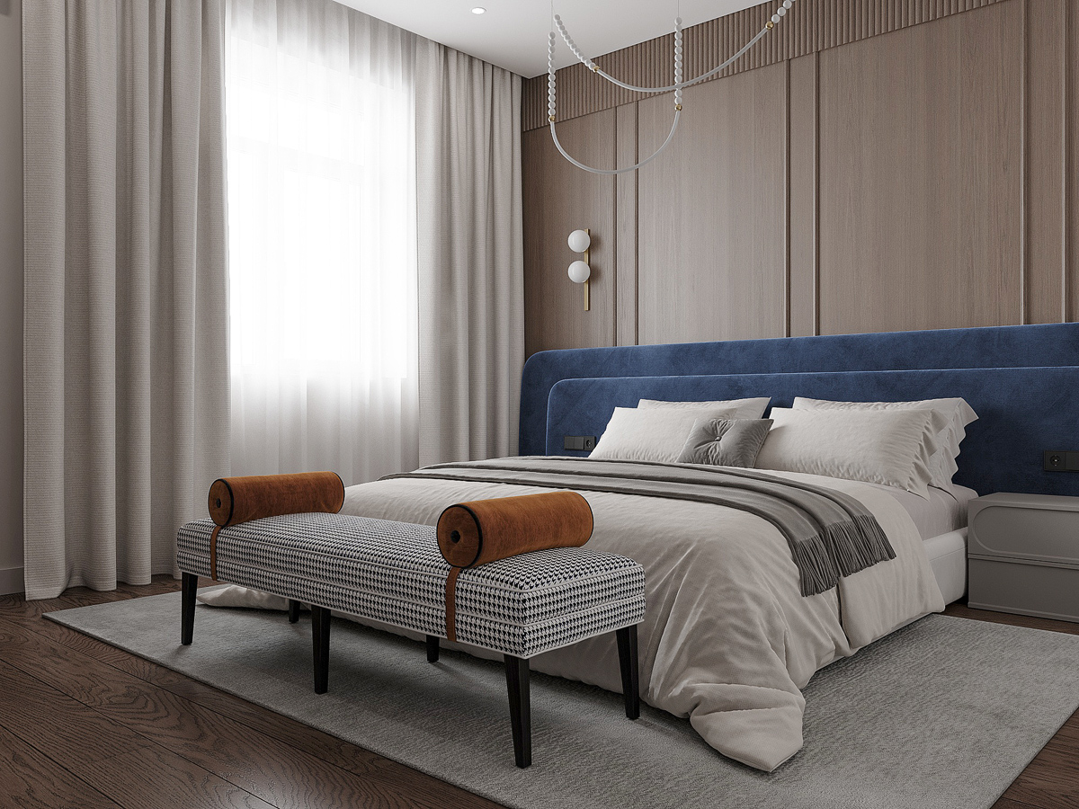 Современная классика в интерьере частного дома-27