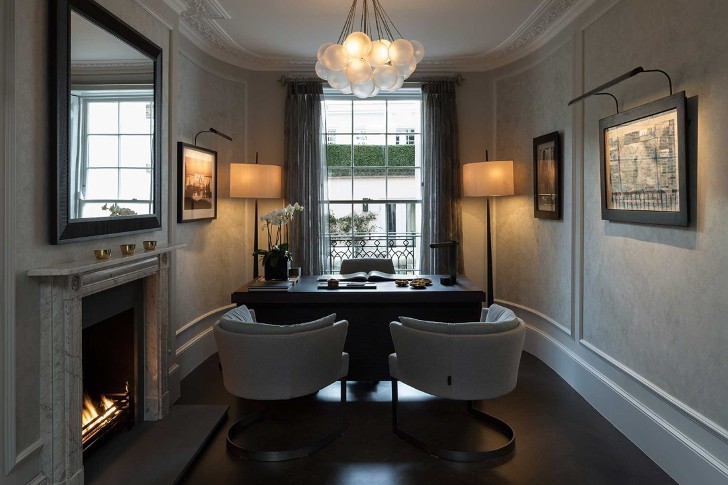 伦敦高档地段单色设计公寓-6