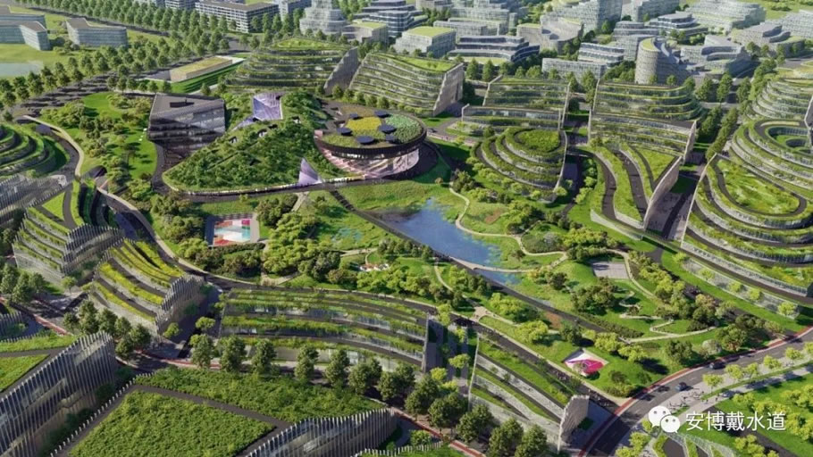 成都科教枢纽绿谷景观&生态水方案设计丨中国成都丨OMA建筑事务所,安博戴水道-3