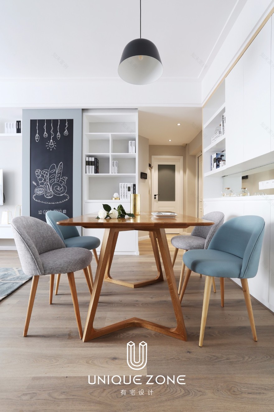 《晚风》舒适宅设计 | 格局优化,色彩搭配,储物空间-19