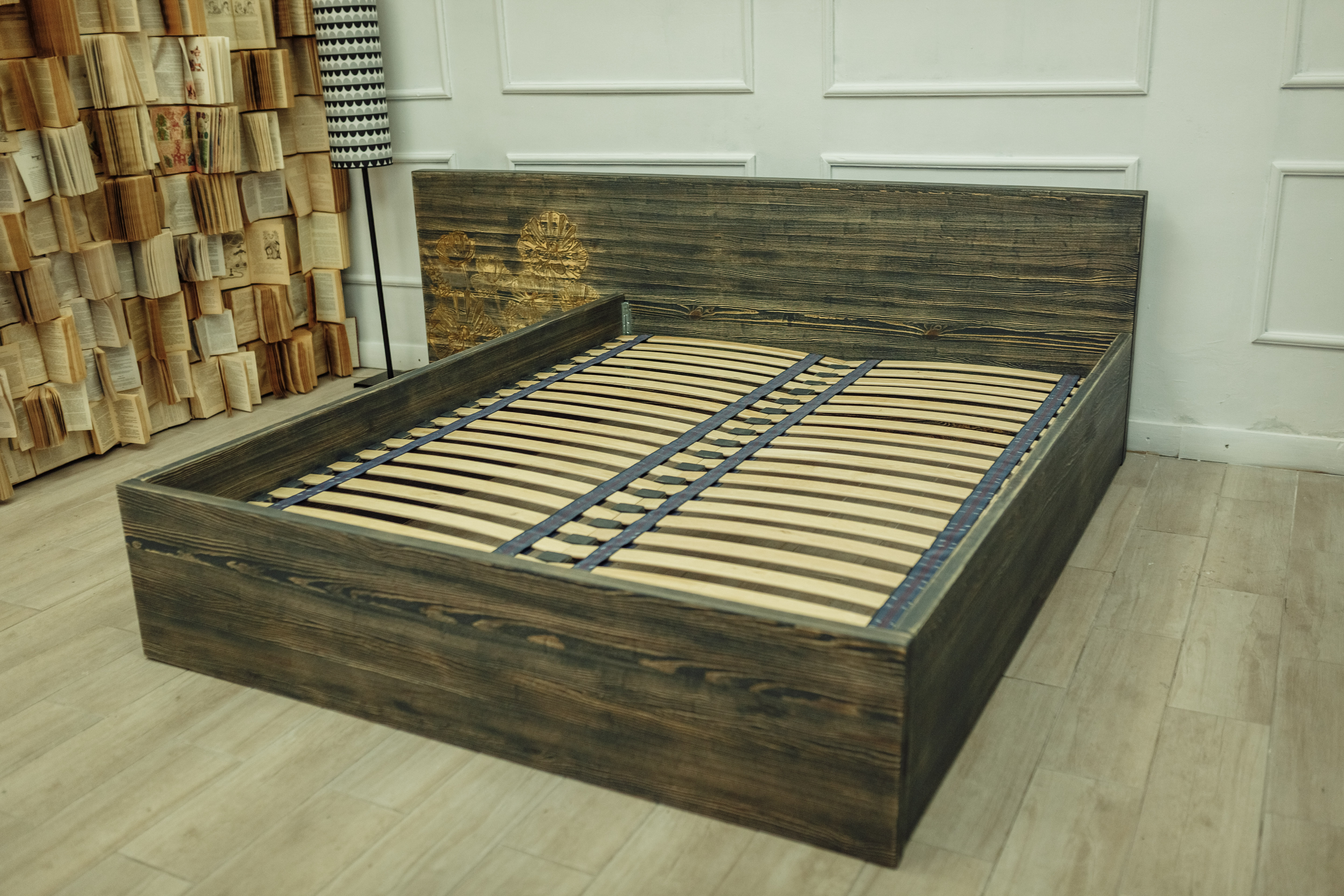 实木床（田野罂粟）卧室套装设计-13