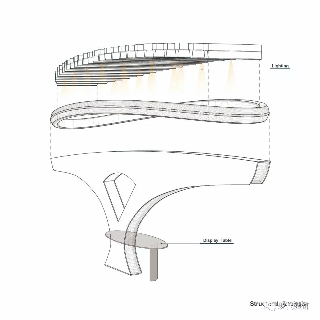 叶梹室内设计 | 充满现代感与未来感的服装体验店！-49