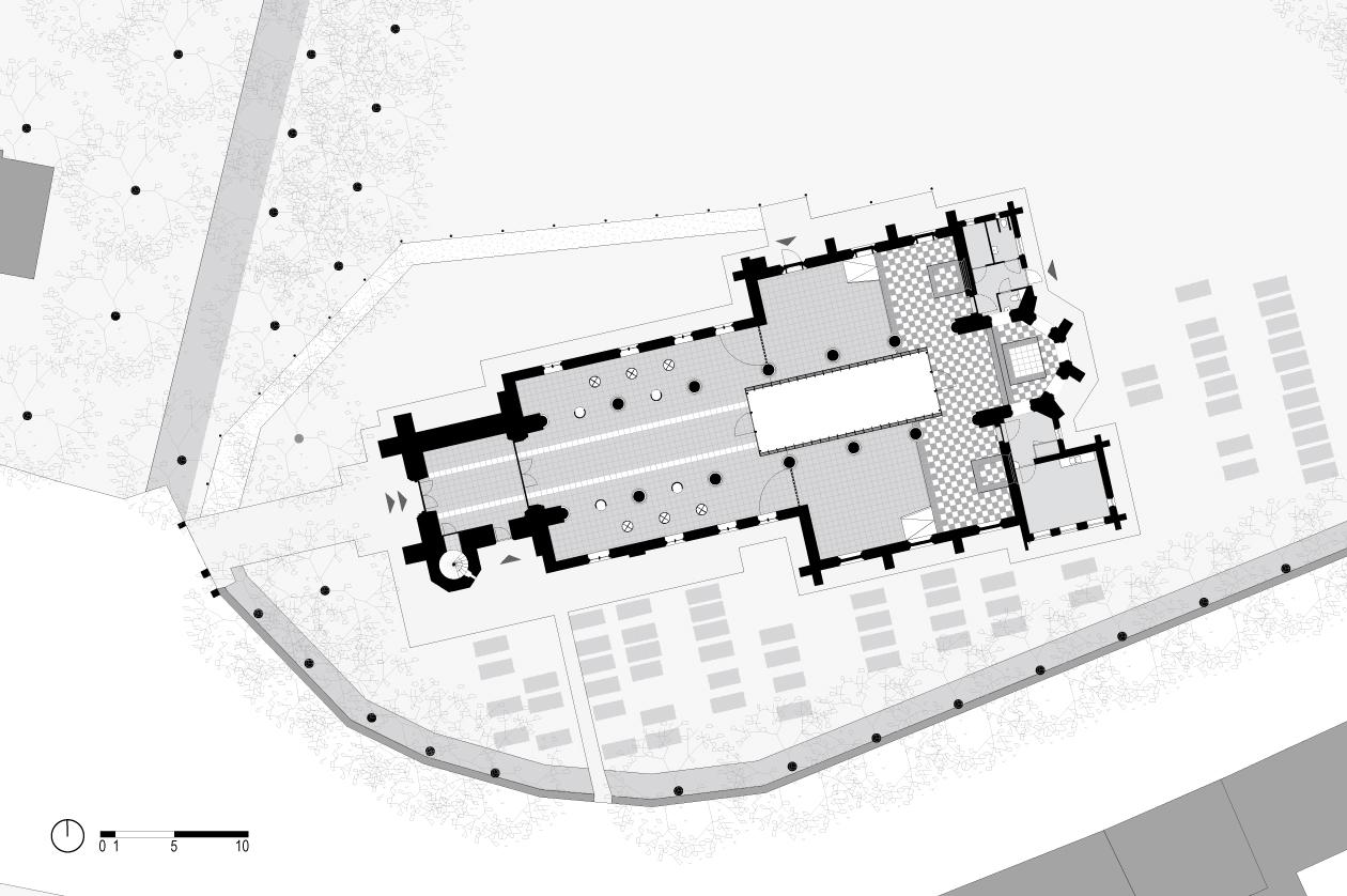 Casa del silencio · 乡村教堂变身骨灰安置所丨比利时-29