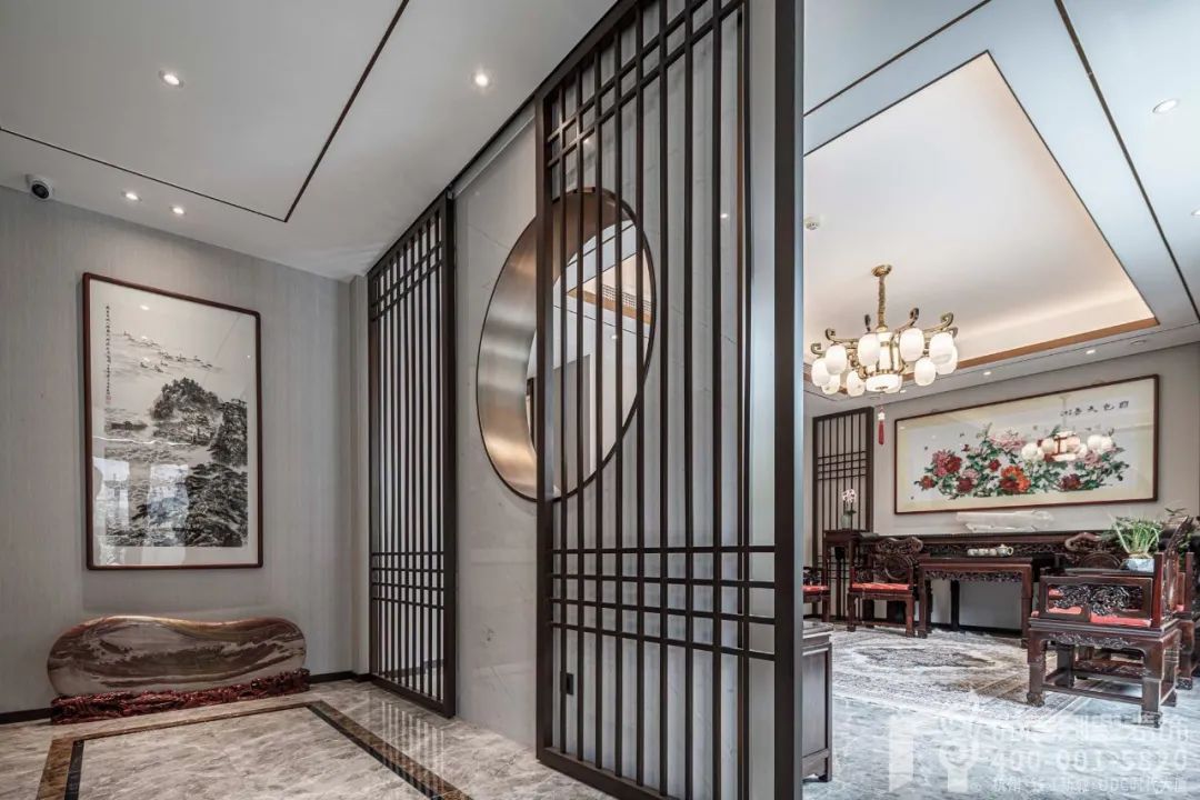 新中式别墅丨中国杭州丨尚层别墅装饰-18