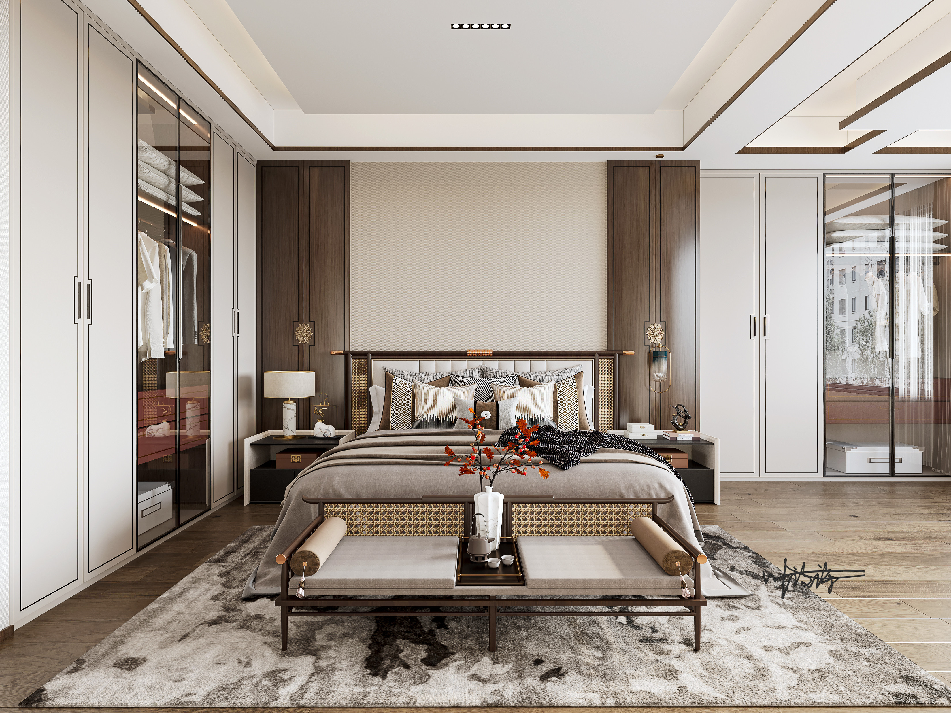 新中式别墅—东方典雅诗意之居-5