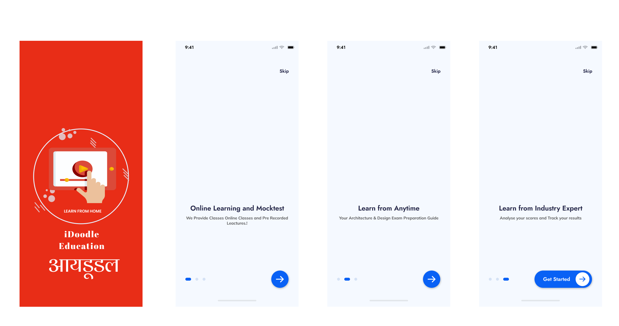 Idoodle eLearning App设计-10