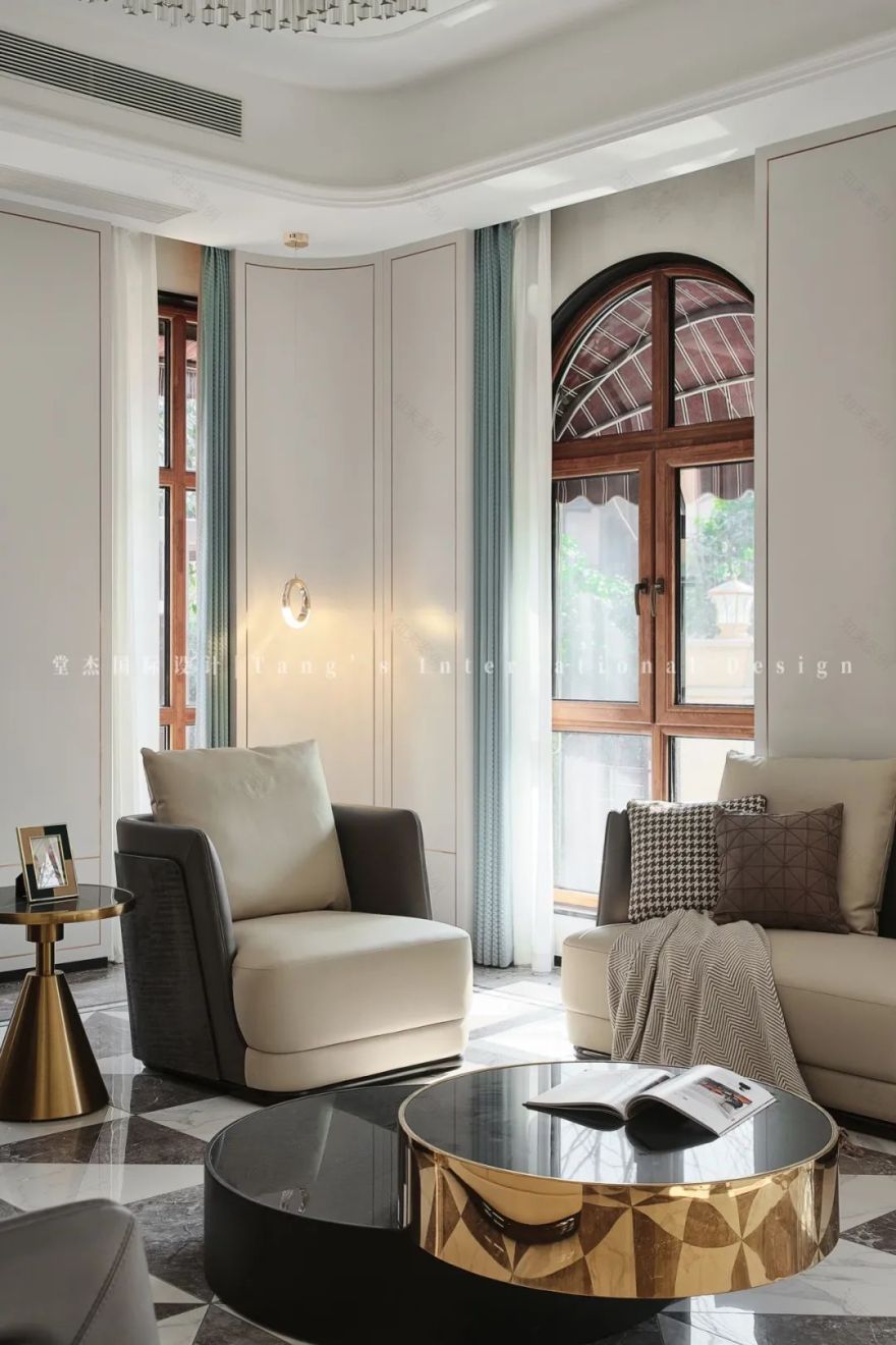 南京复地朗香 600㎡现代轻奢住宅设计丨中国南京丨堂杰国际设计-25