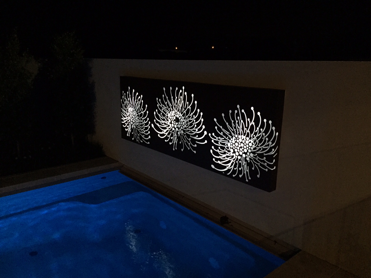Geelong 泳池边水幕灯箱景观设计丨澳大利亚丨PO Box Designs（Lukas Jess）-6