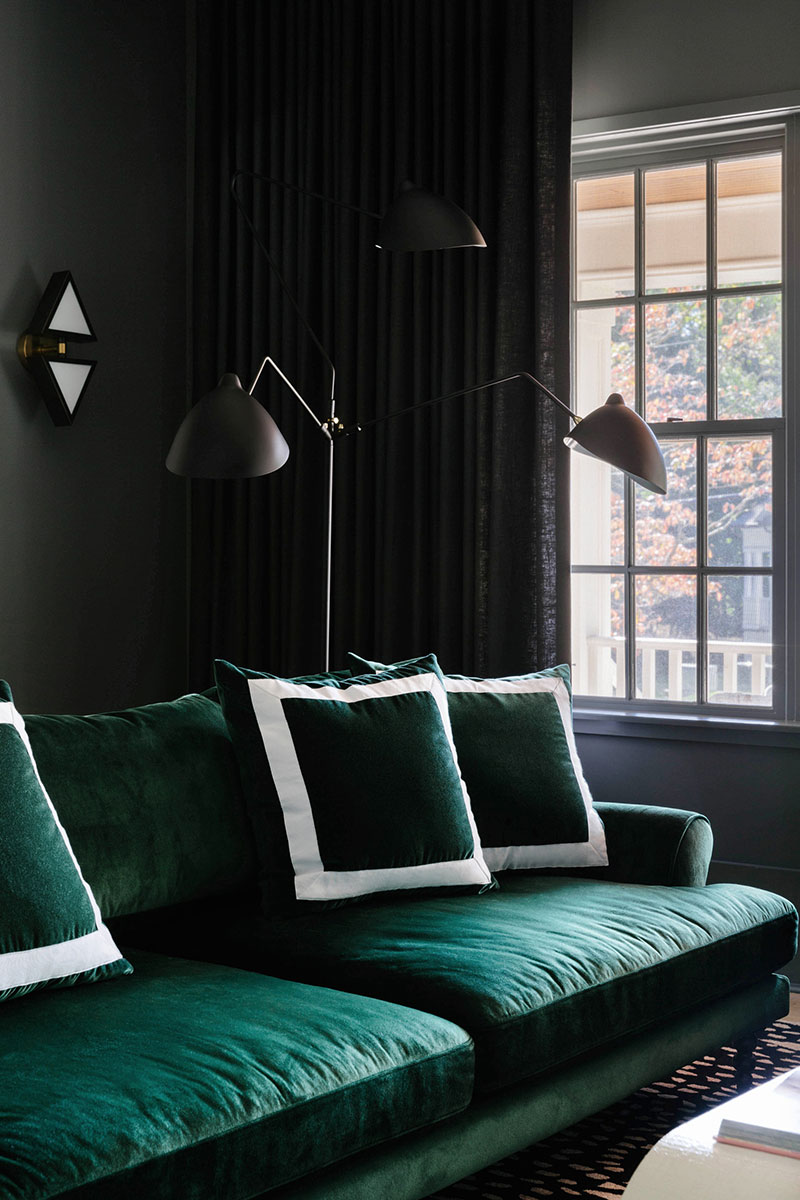 纽约郊区时尚黑白家居设计-18