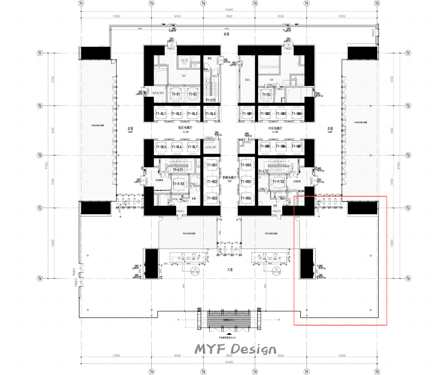 深圳某地标双子塔大堂翻新及UpperHills首层大堂软装改造丨中国深圳-4
