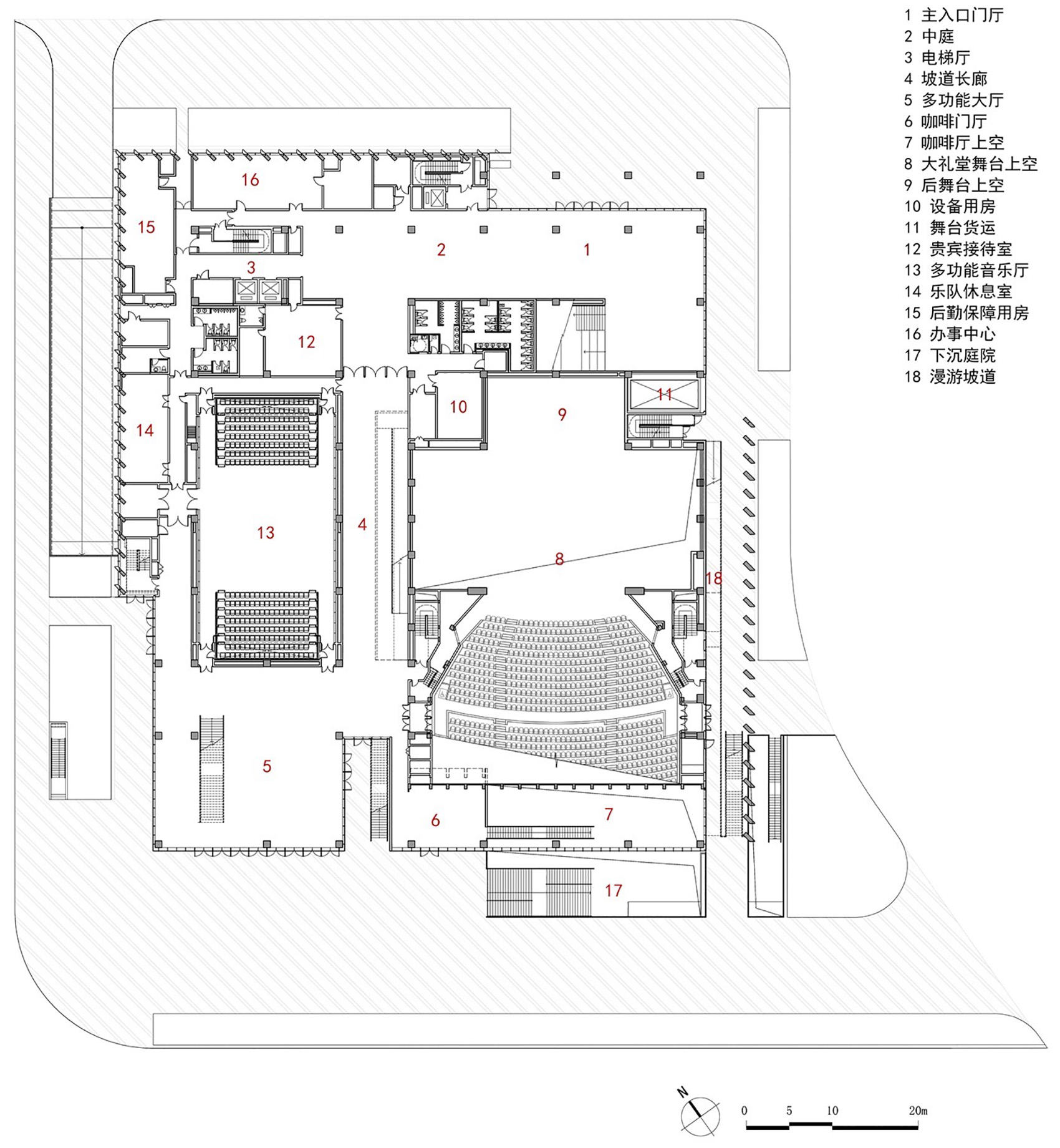同济大学艺嘉楼（嘉定校区学生活动中心）丨中国上海丨同济大学建筑设计研究院（集团）有限公司 麟和建筑工作室-105