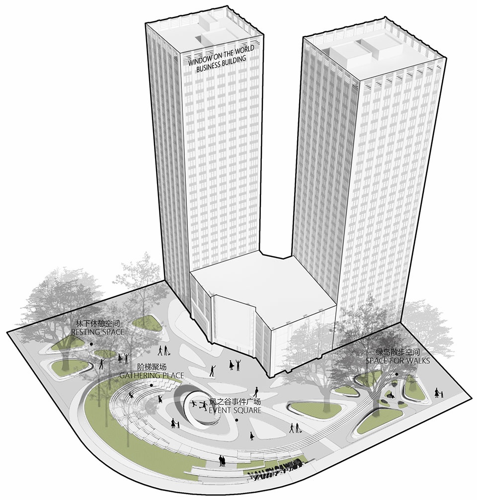 潍坊风之广场丨中国潍坊丨HID翰地景观-27