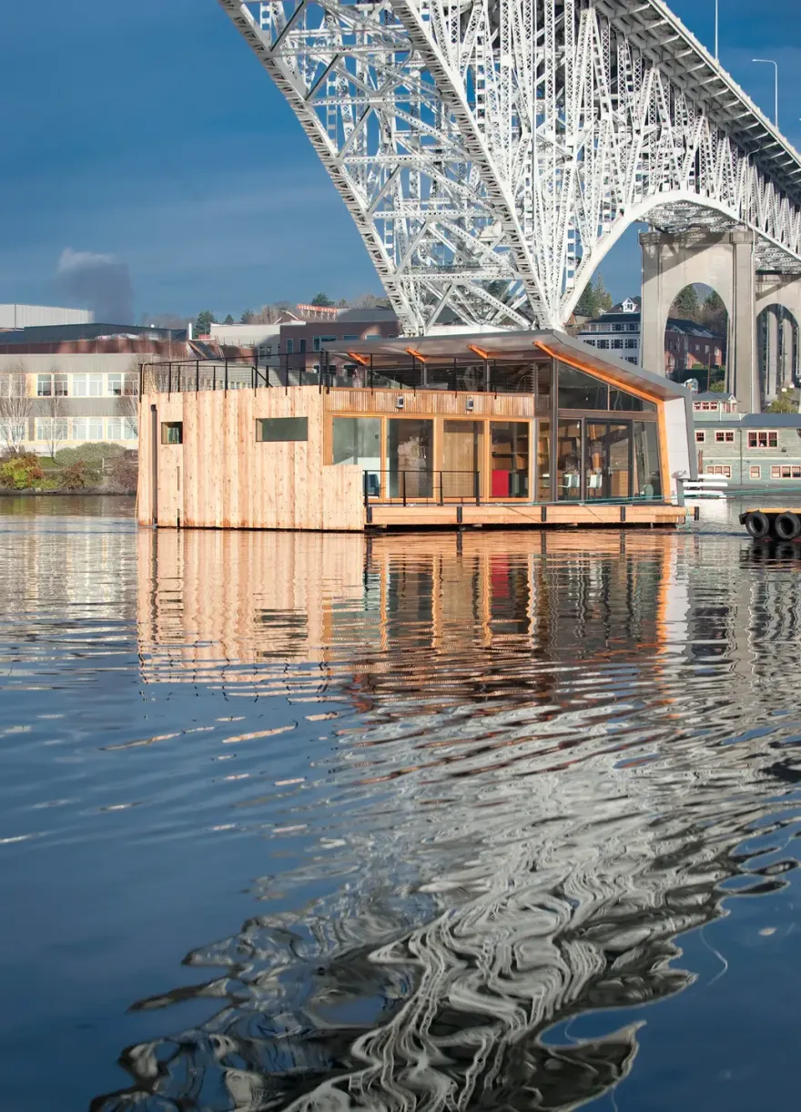 环保浮生——西雅图水上木钢别墅-26