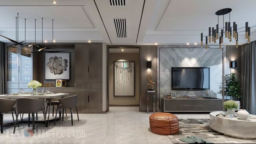 百视设计 | 现代轻奢风家居空间营造-46