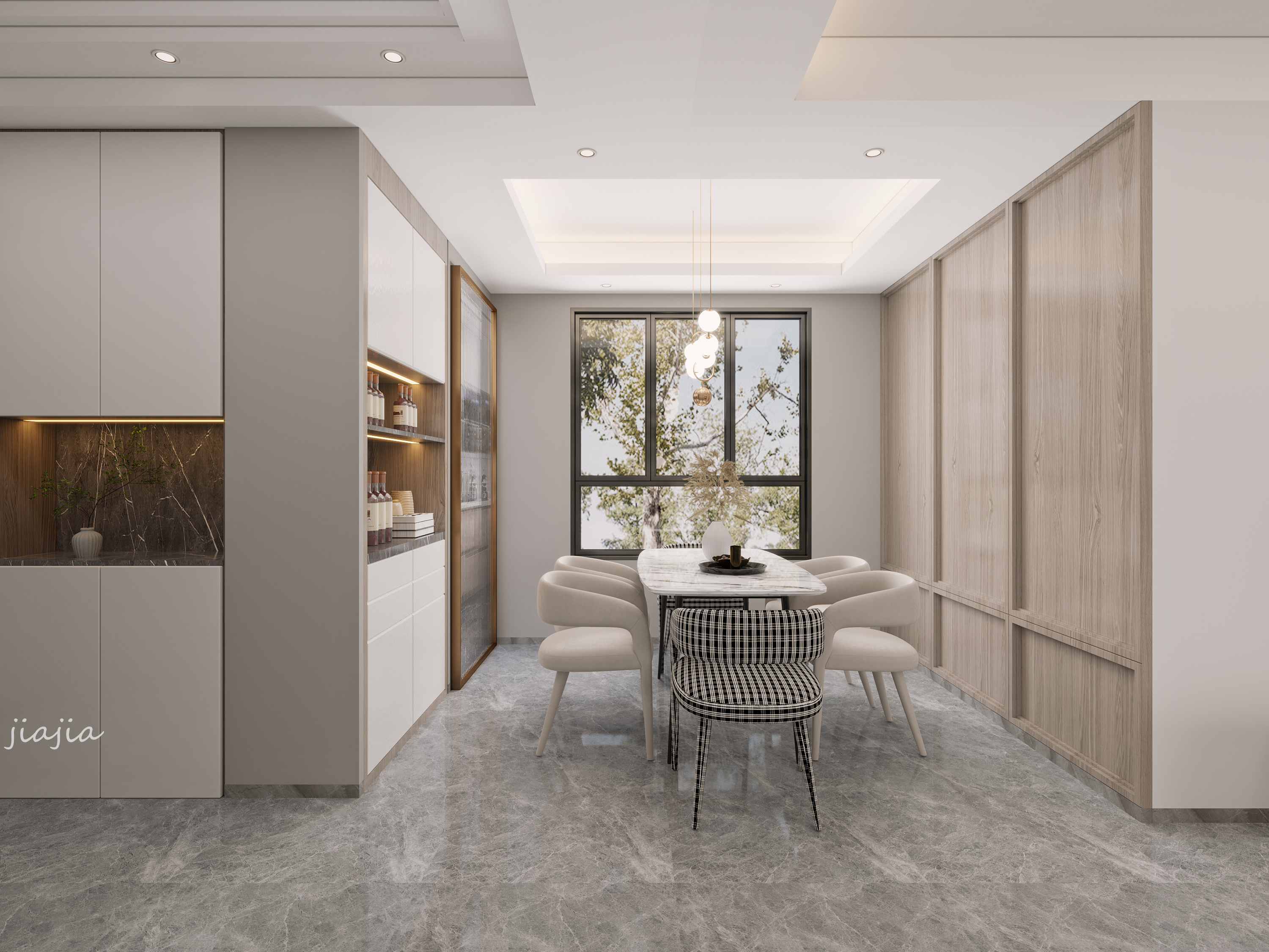 星夜设计温暖现代之家-4