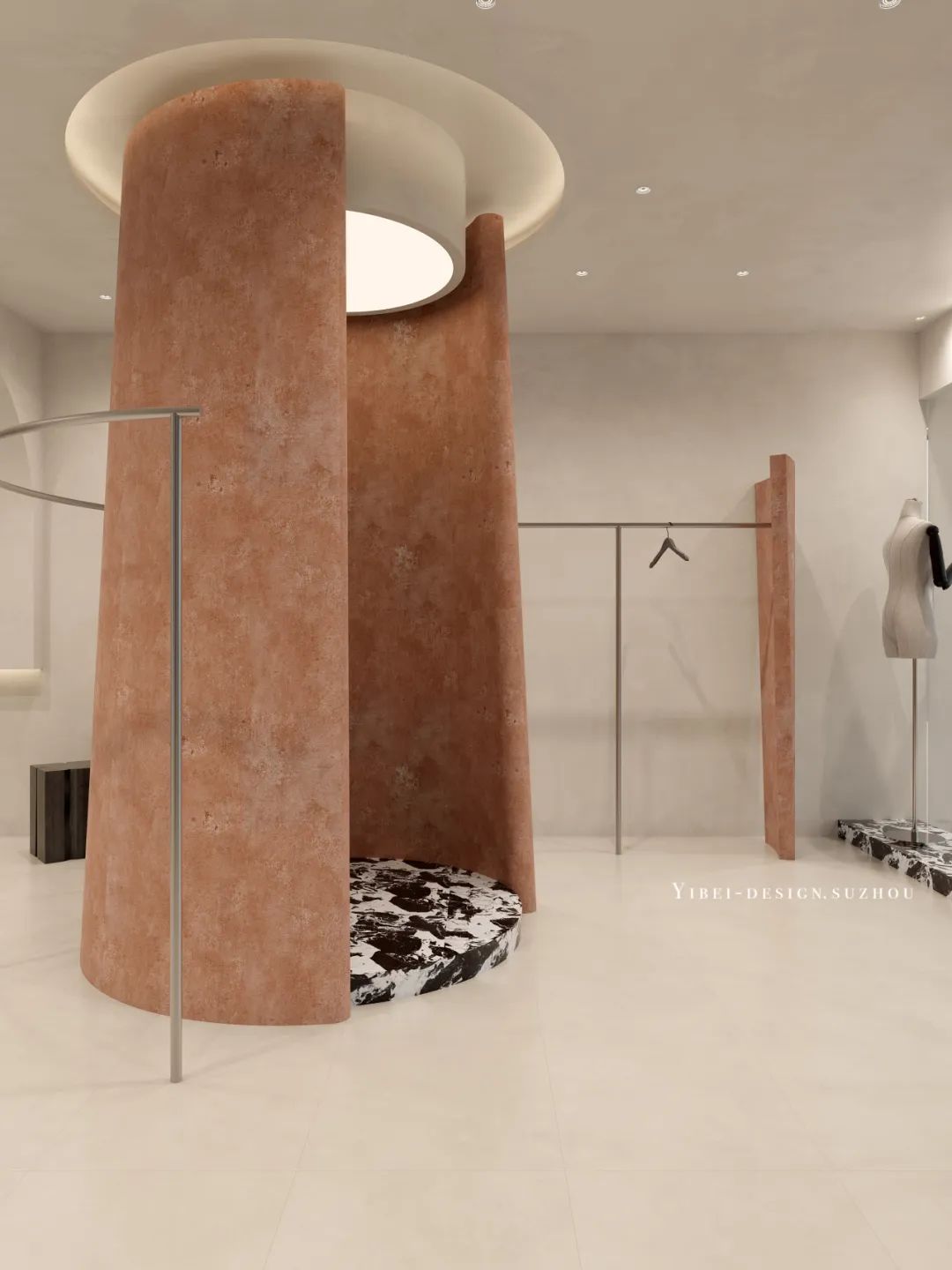 极简中呼吸着松弛丨商业空间设计丨中国苏州丨YIBEI DESIGN-1