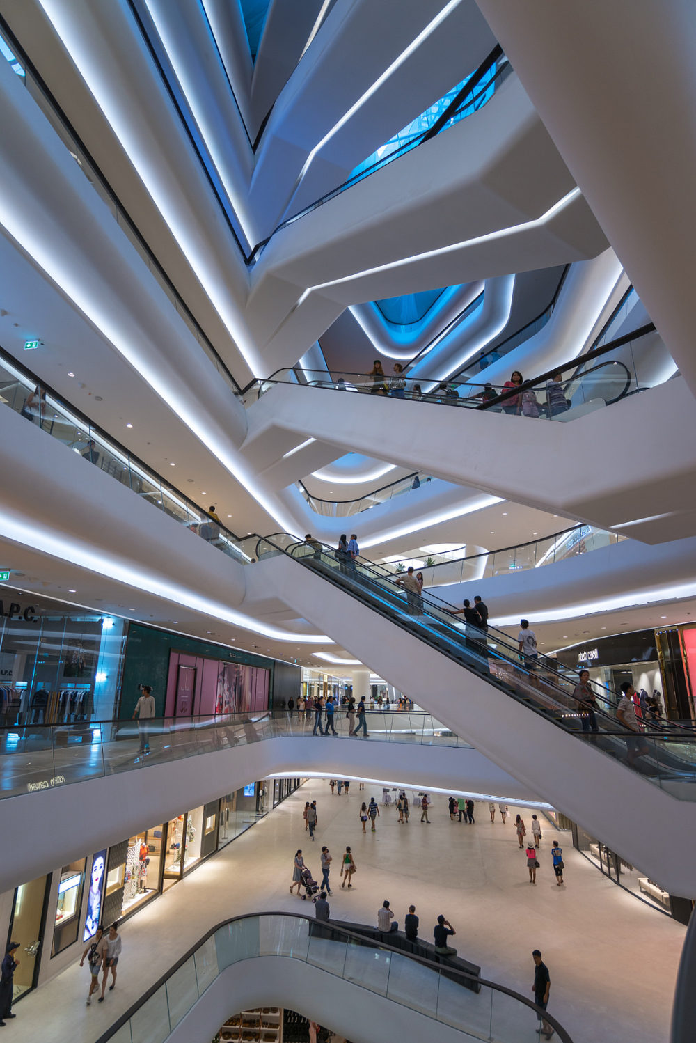 几十个超牛购物中心中庭方案-105