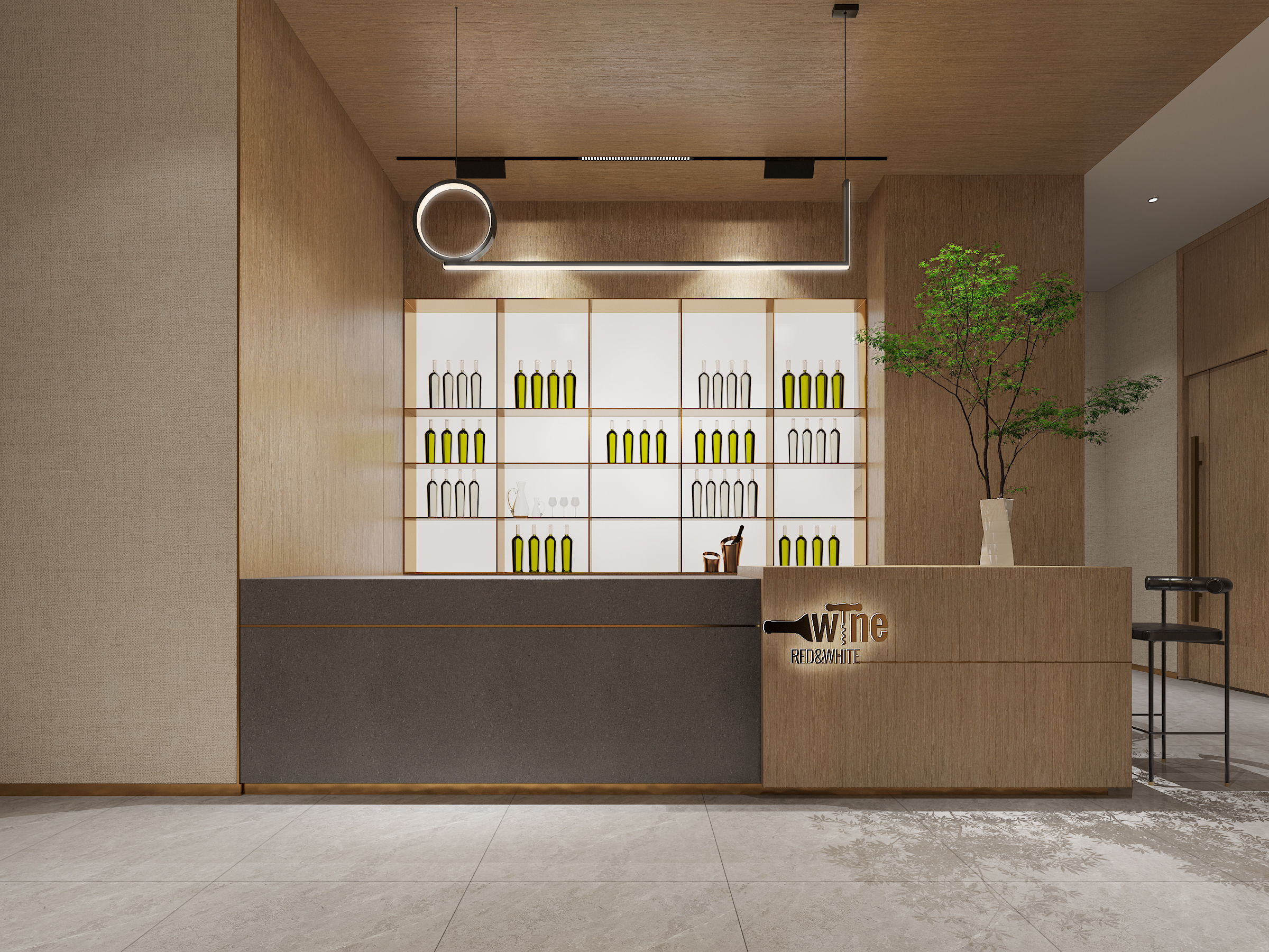 酒企办公室装修设计案例-2