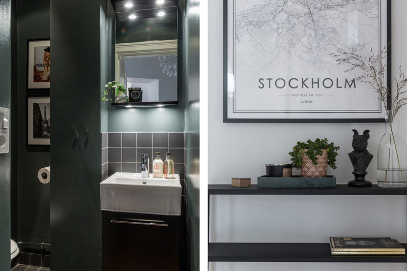 斯德哥尔摩优雅白色室内设计项目丨瑞典斯德哥尔摩-15