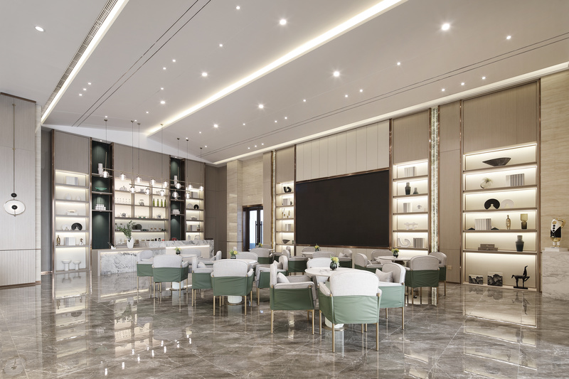 游牧之城的绿色低奢售楼处-17