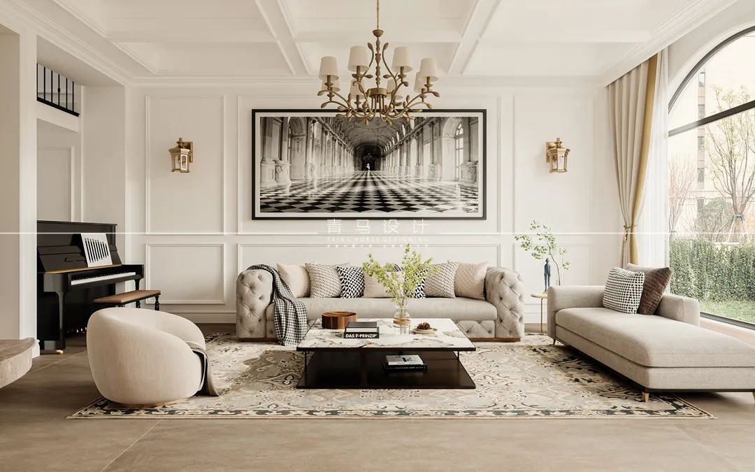 世园大公馆现代美式联排别墅丨中国西安丨青马别墅设计-15