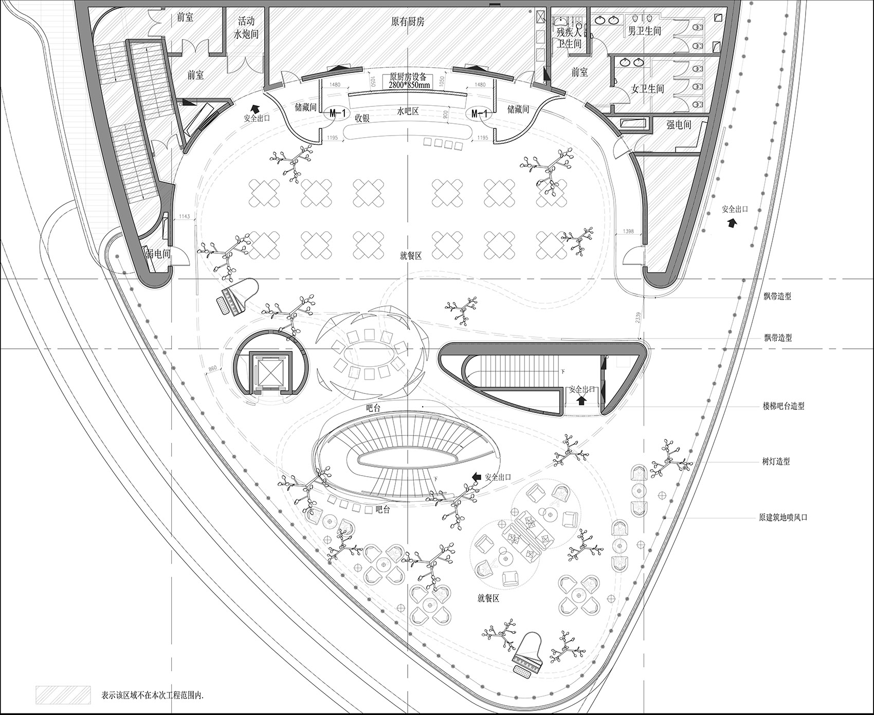 国家大剧院西餐厅&多功能宴会厅丨中国北京丨古鲁奇公司-44