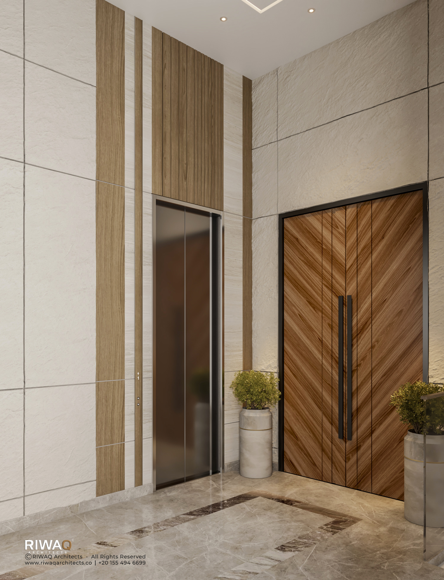 此内容中 Lu·ury 可能是拼写错误，推测正确的词可能是 Luxury ，如果是 Luxury Entrance ，翻译为：豪华入口 丨沙特阿拉伯丨RIWAQ Architects与DOT ARCH Company-6